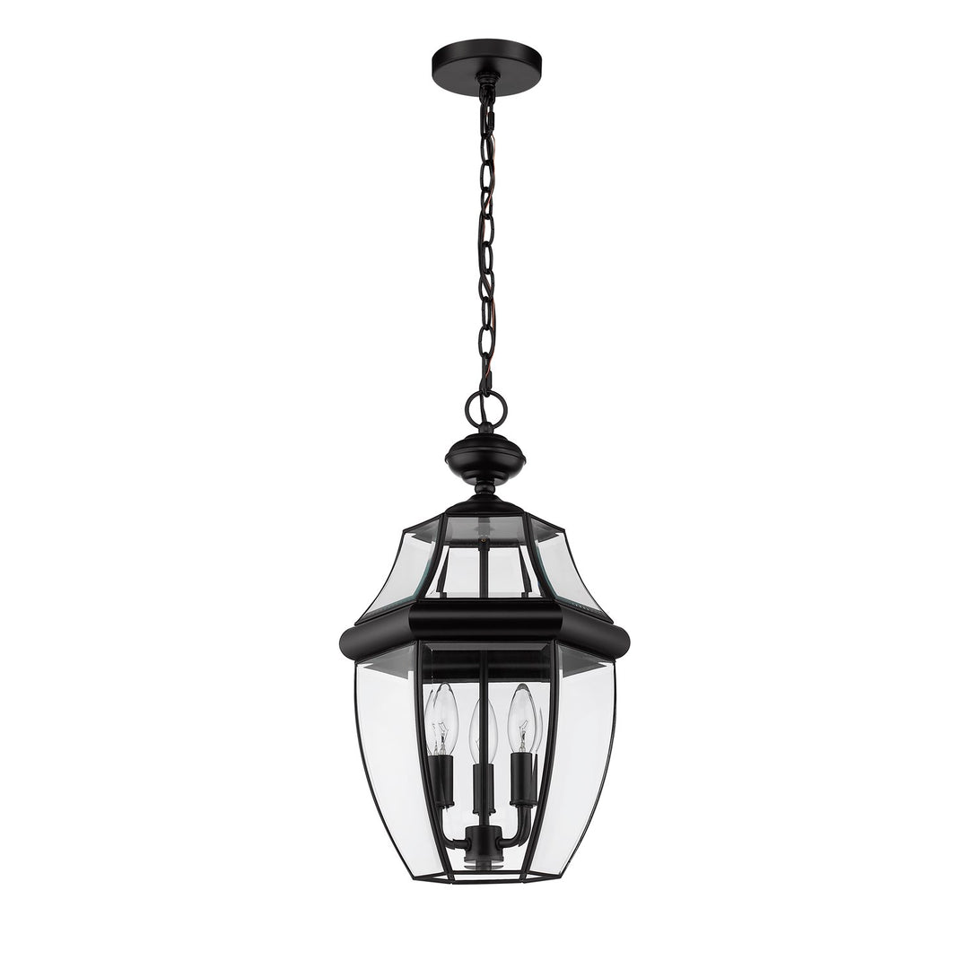 3 Light Outdoor Chain Mount Ceiling Fixture