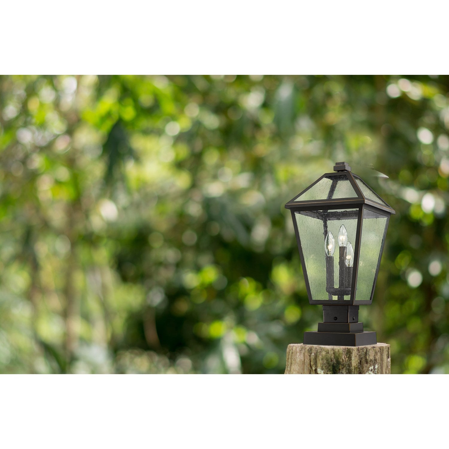 3 Light Outdoor Pier Mounted Fixture