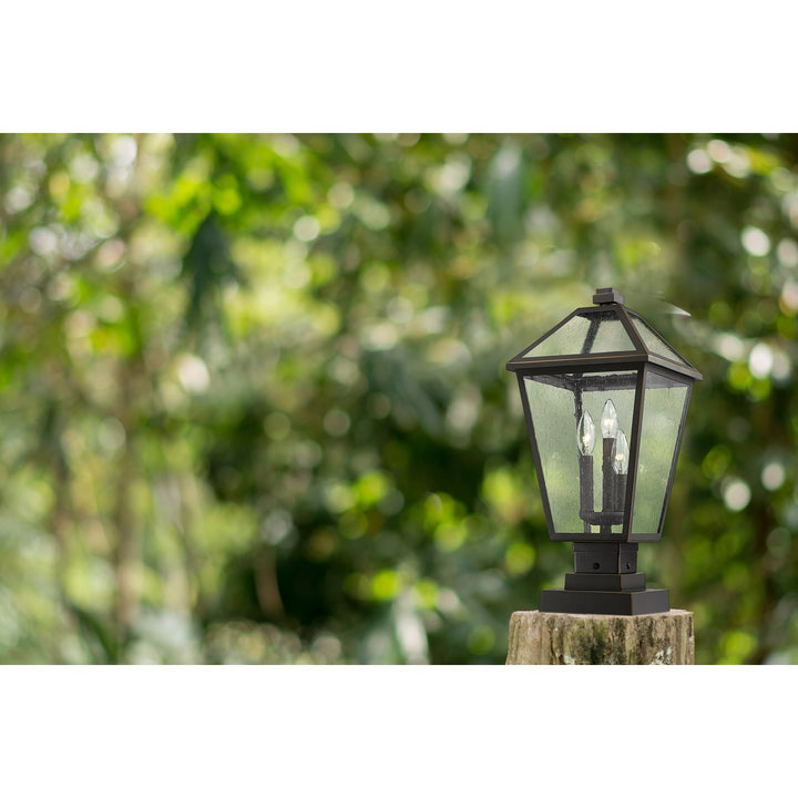 3 Light Outdoor Pier Mounted Fixture