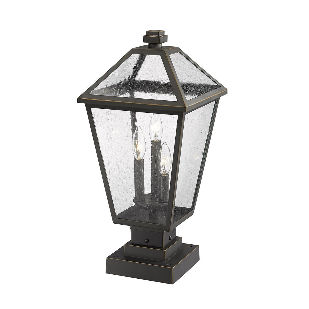 3 Light Outdoor Pier Mounted Fixture