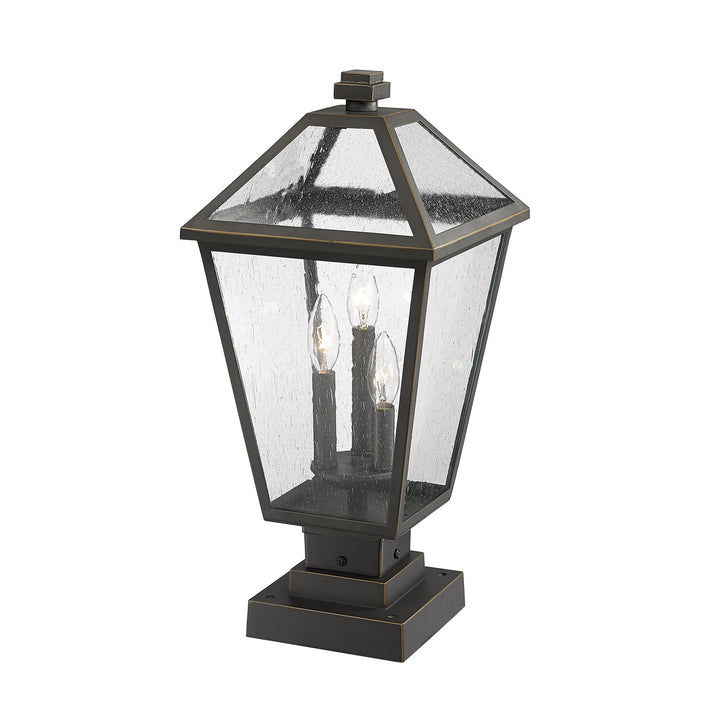 3 Light Outdoor Pier Mounted Fixture
