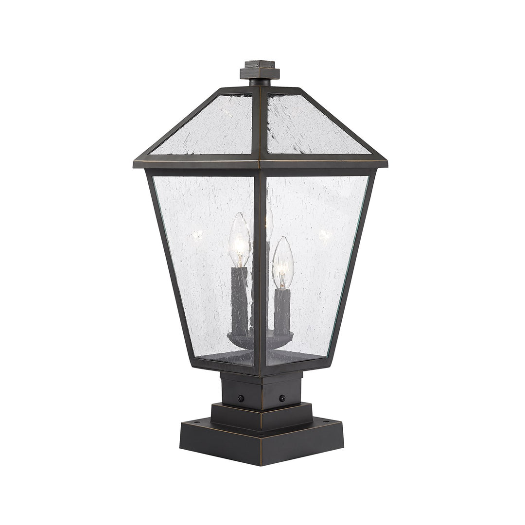 3 Light Outdoor Pier Mounted Fixture