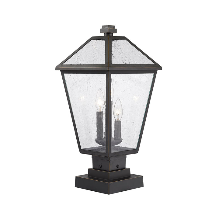 3 Light Outdoor Pier Mounted Fixture