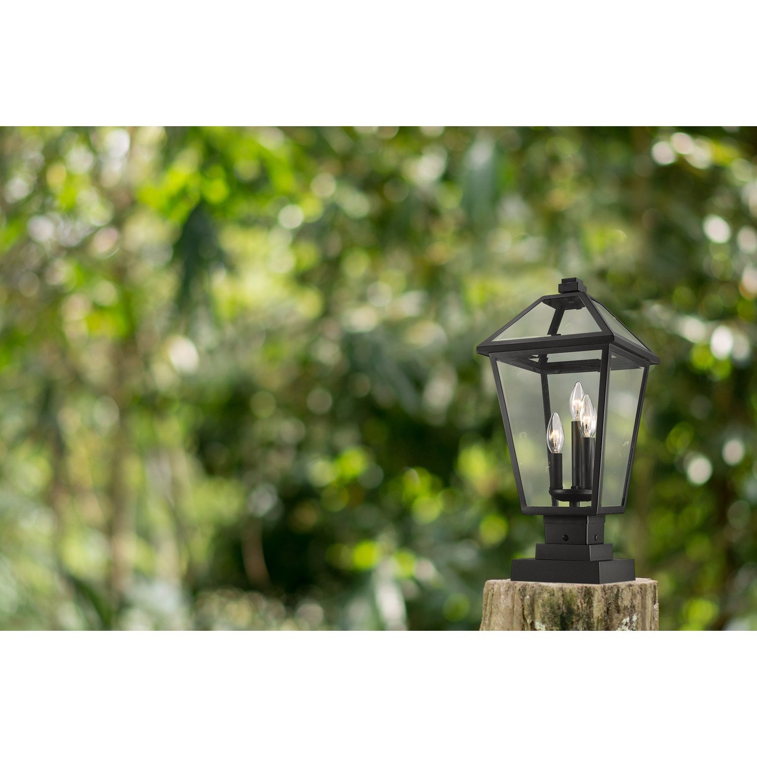 3 Light Outdoor Pier Mounted Fixture