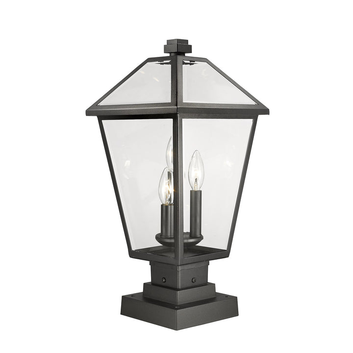 3 Light Outdoor Pier Mounted Fixture