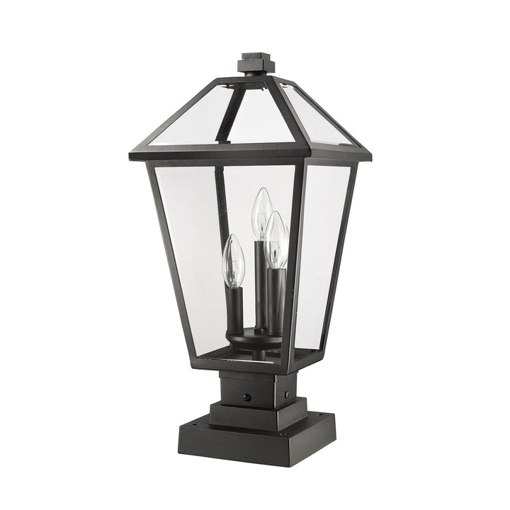 3 Light Outdoor Pier Mounted Fixture