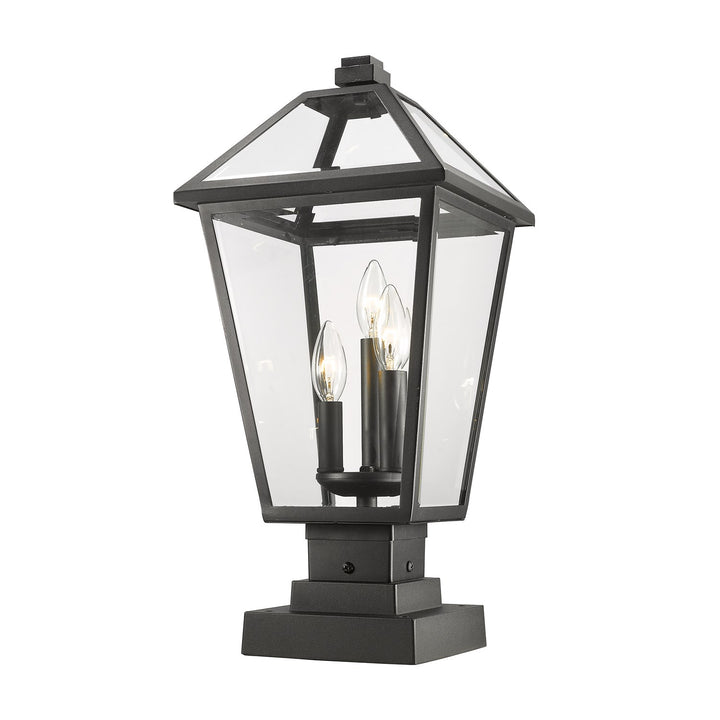 3 Light Outdoor Pier Mounted Fixture