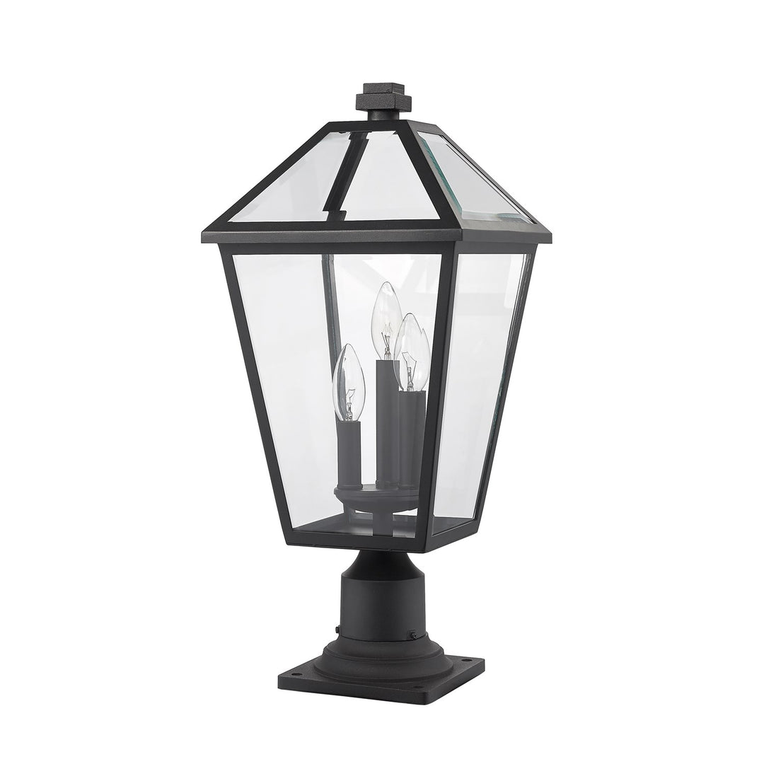 3 Light Outdoor Pier Mounted Fixture