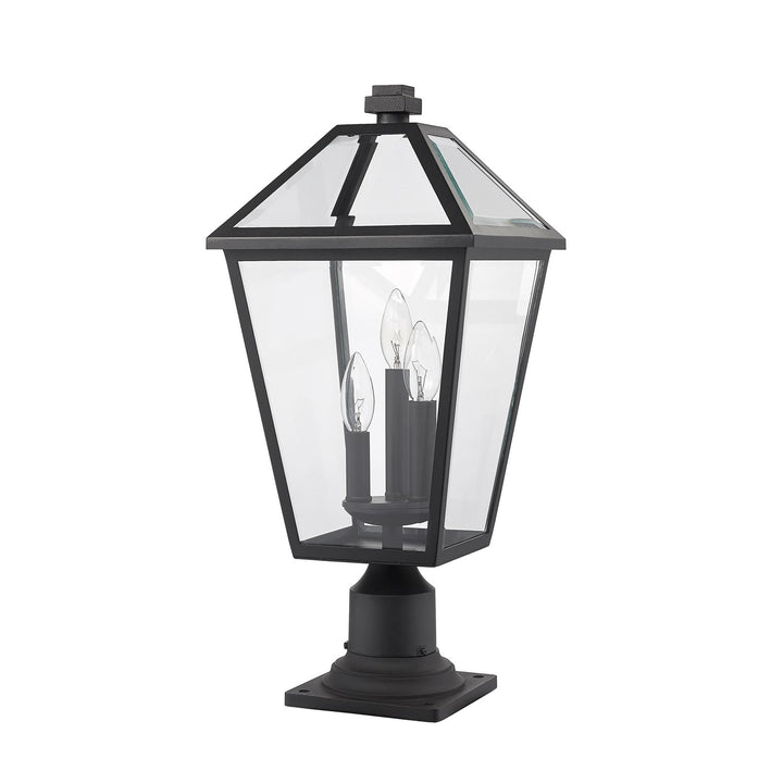 3 Light Outdoor Pier Mounted Fixture