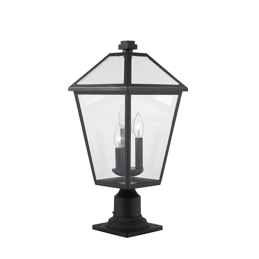 3 Light Outdoor Pier Mounted Fixture