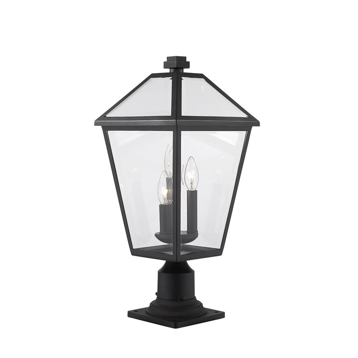 3 Light Outdoor Pier Mounted Fixture