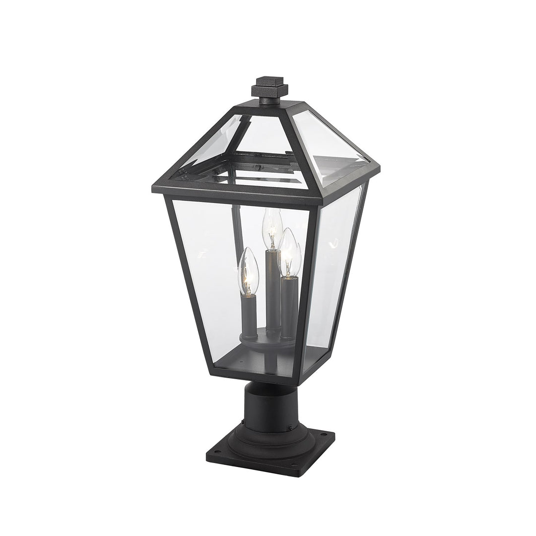 3 Light Outdoor Pier Mounted Fixture