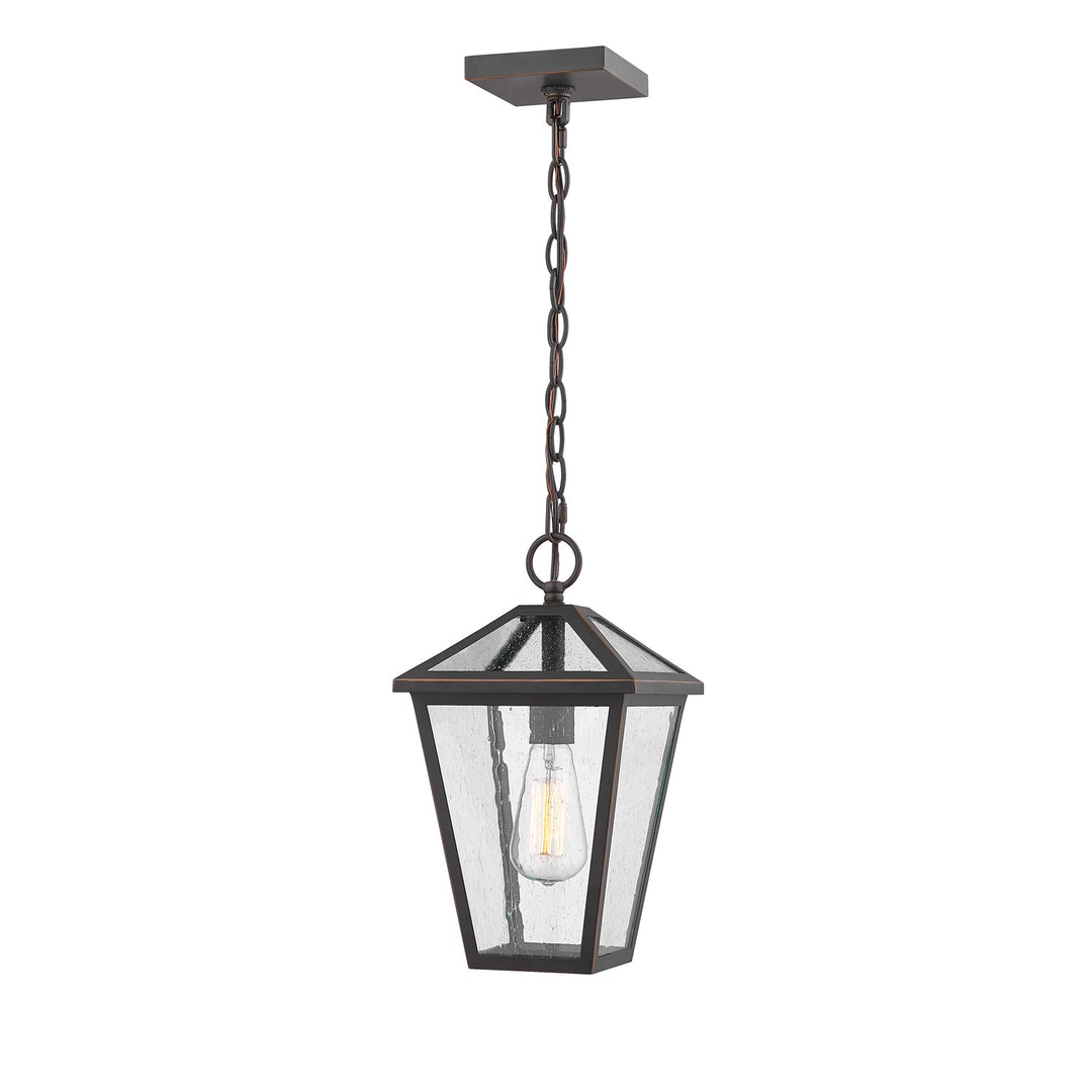 1 Light Outdoor Chain Mount Ceiling Fixture by Z-Lite