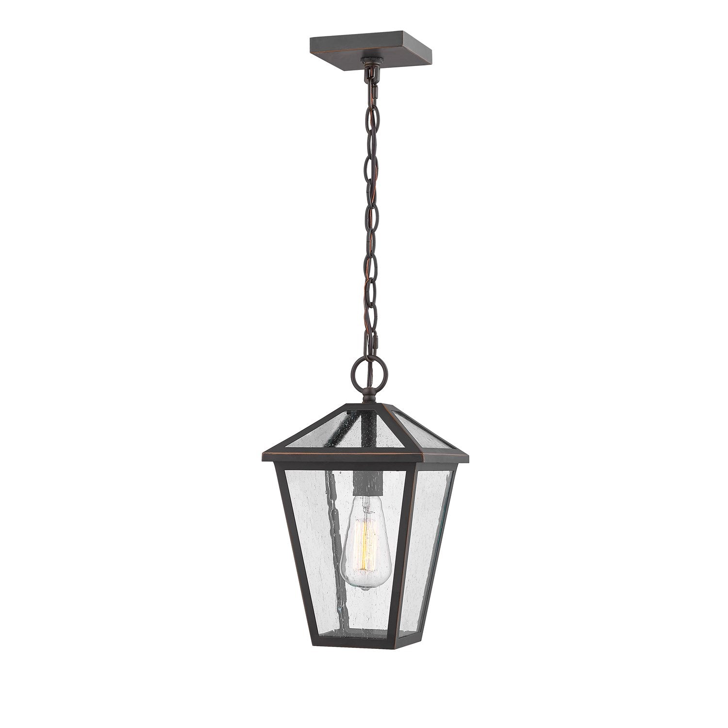 1 Light Outdoor Chain Mount Ceiling Fixture by Z-Lite