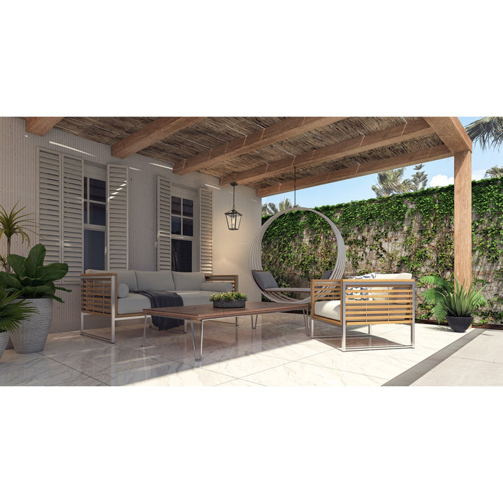 1 Light Outdoor Chain Mount Ceiling Fixture