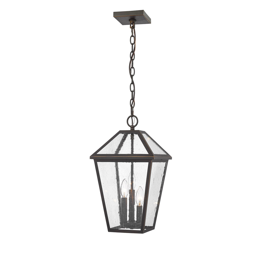 3 Light Outdoor Chain Mount Ceiling Fixture by Z-Lite