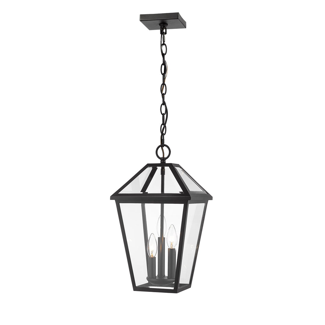 3 Light Outdoor Chain Mount Ceiling Fixture by Z-Lite