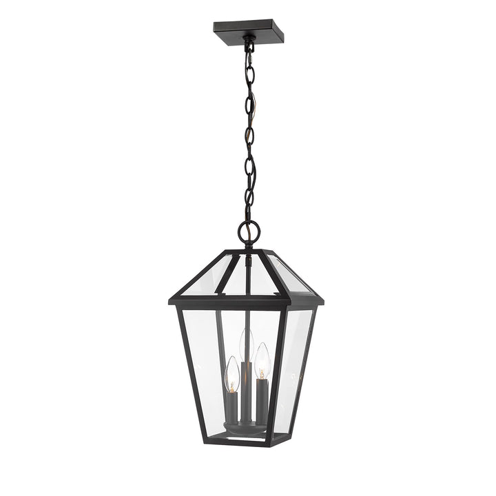 3 Light Outdoor Chain Mount Ceiling Fixture by Z-Lite
