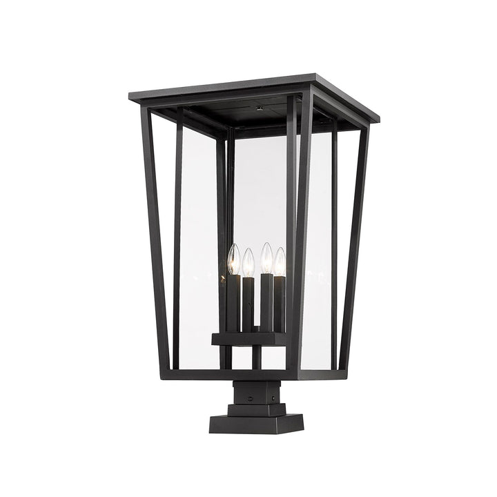 4 Light Outdoor Pier Mounted Fixture