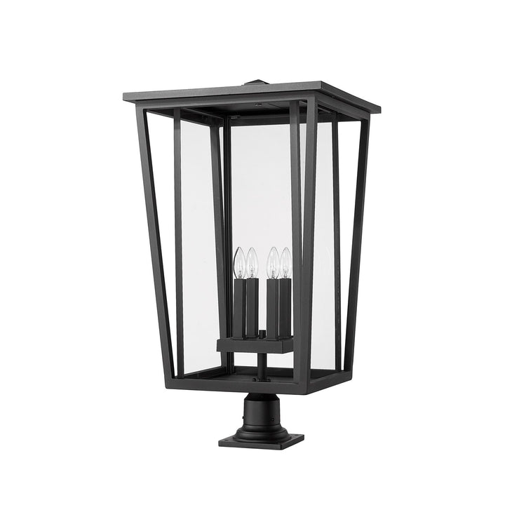4 Light Outdoor Pier Mounted Fixture