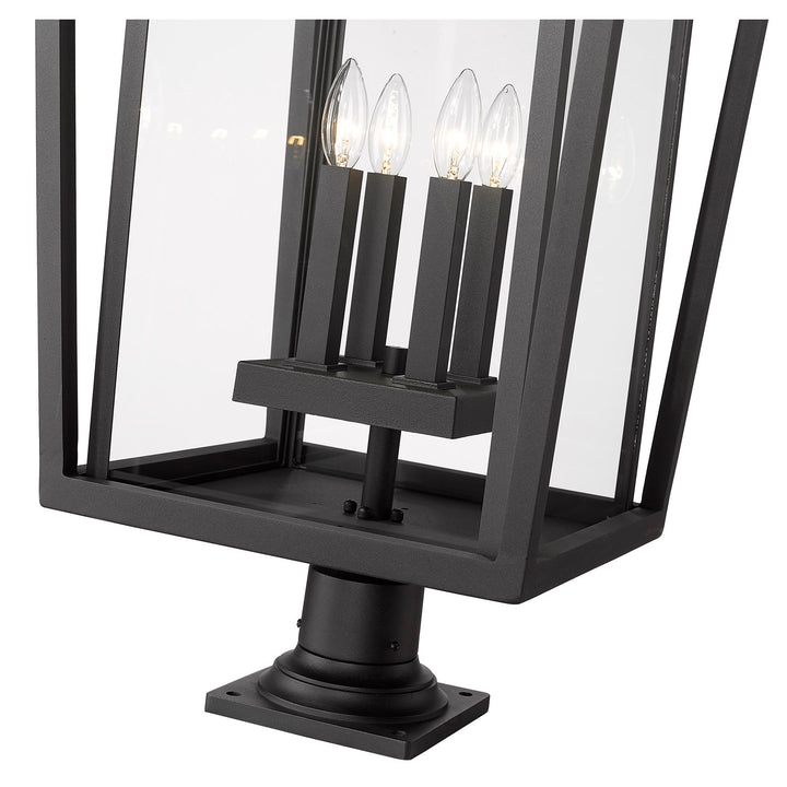4 Light Outdoor Pier Mounted Fixture