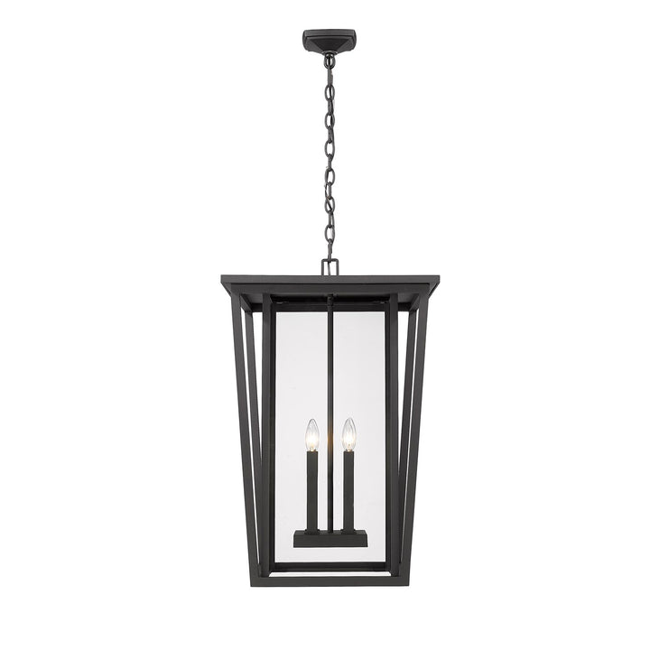 4 Light Outdoor Chain Mount Ceiling Fixture