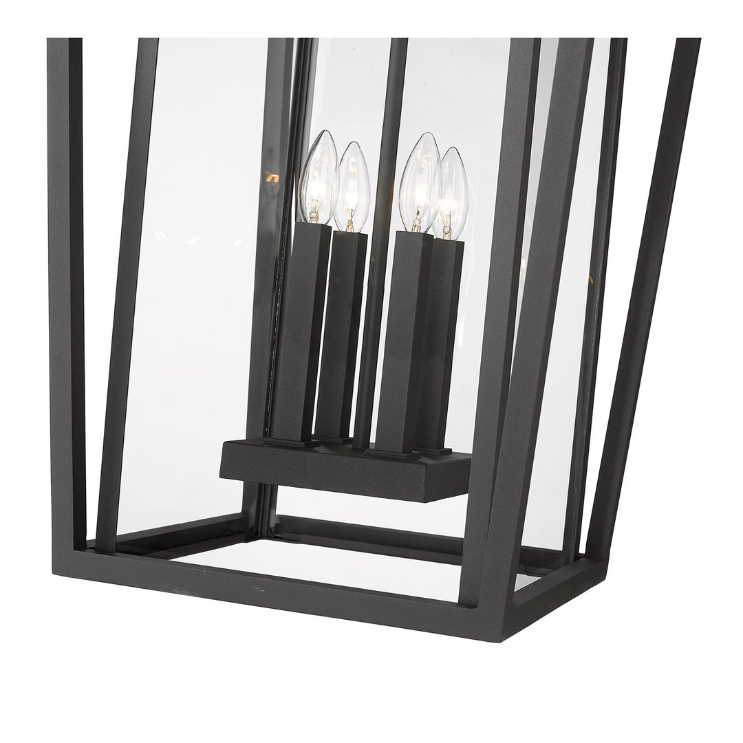 4 Light Outdoor Chain Mount Ceiling Fixture