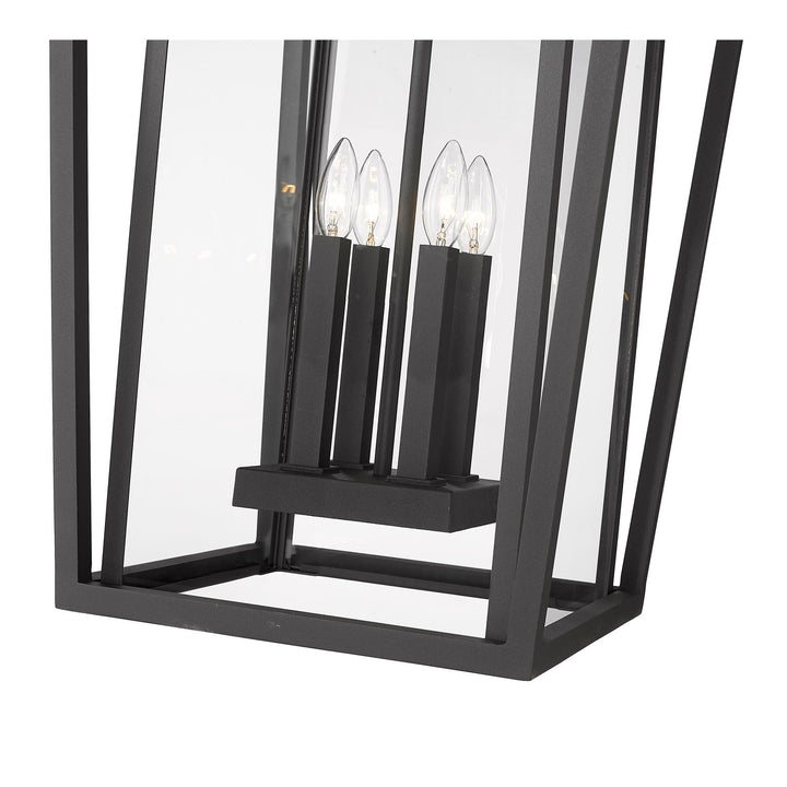 4 Light Outdoor Chain Mount Ceiling Fixture
