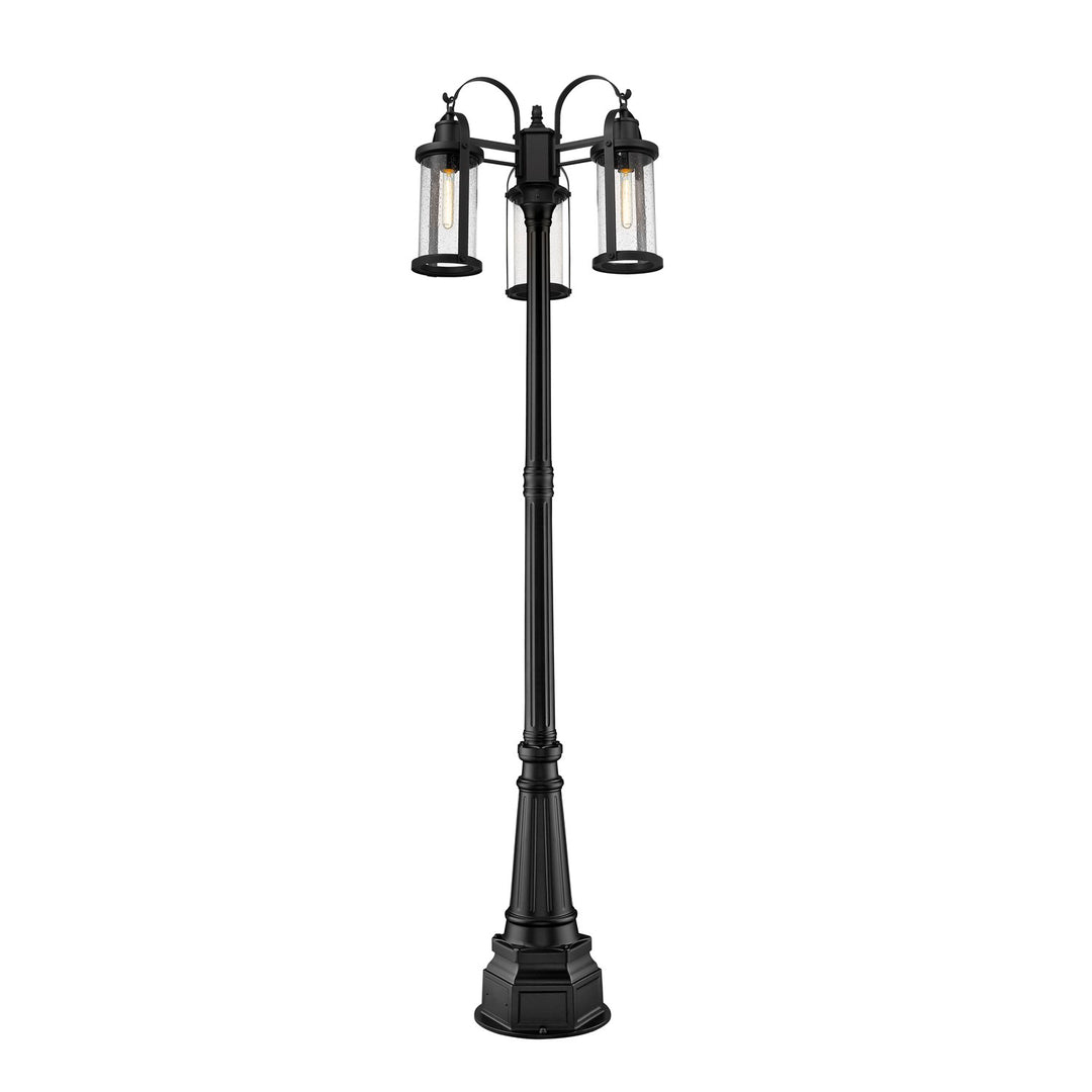 3 Light Outdoor Post Mounted Fixture by Z-Lite