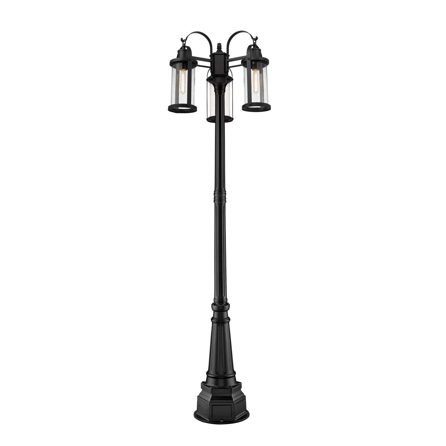 3 Light Outdoor Post Mounted Fixture by Z-Lite