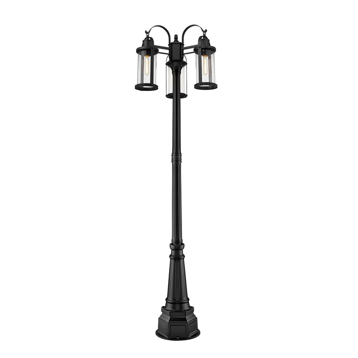 3 Light Outdoor Post Mounted Fixture by Z-Lite