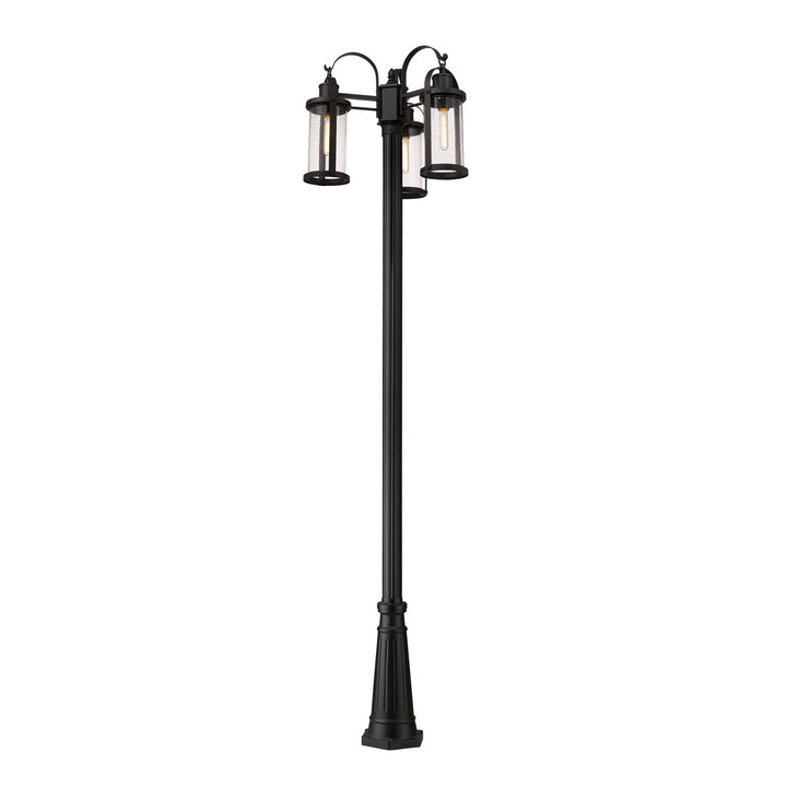 3 Light Outdoor Post Mounted Fixture by Z-Lite