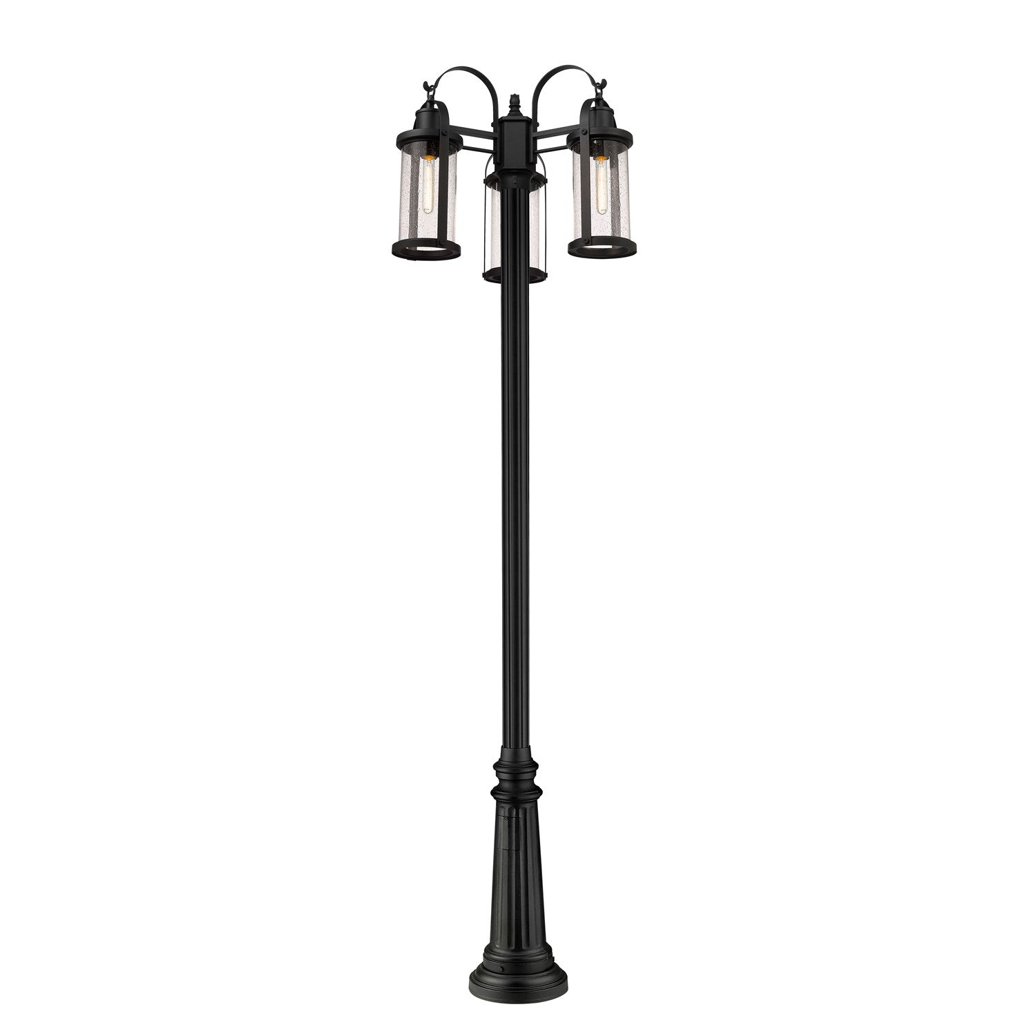3 Light Outdoor Post Mounted Fixture by Z-Lite
