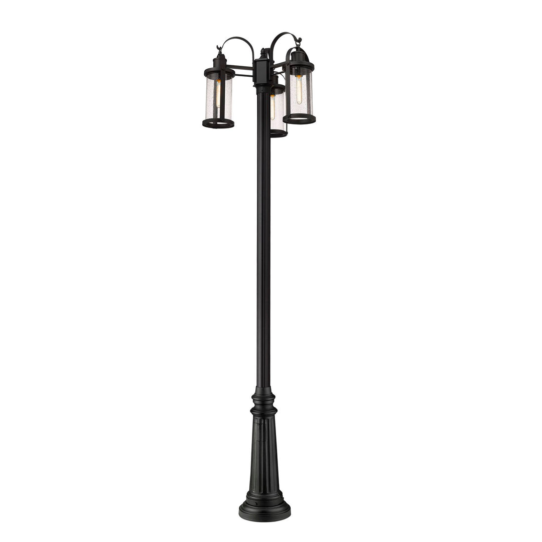 3 Light Outdoor Post Mounted Fixture