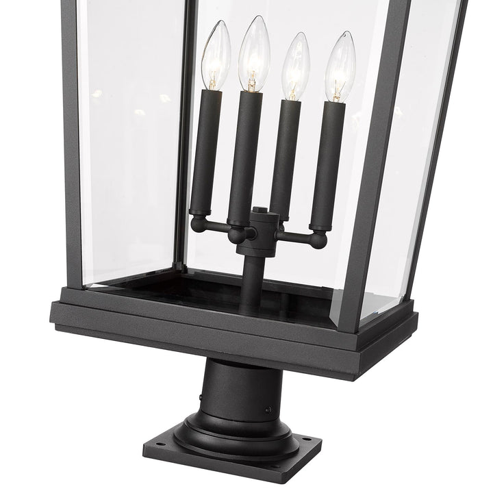 4 Light Outdoor Pier Mounted Fixture
