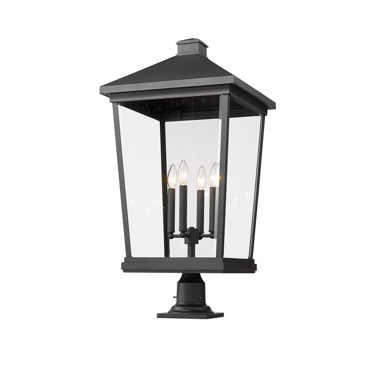 4 Light Outdoor Pier Mounted Fixture