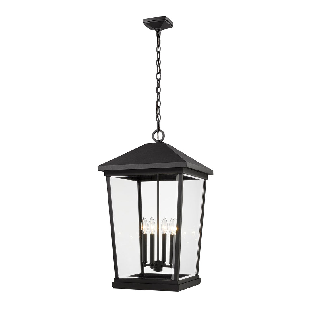 4 Light Outdoor Chain Mount Ceiling Fixture by Z-Lite