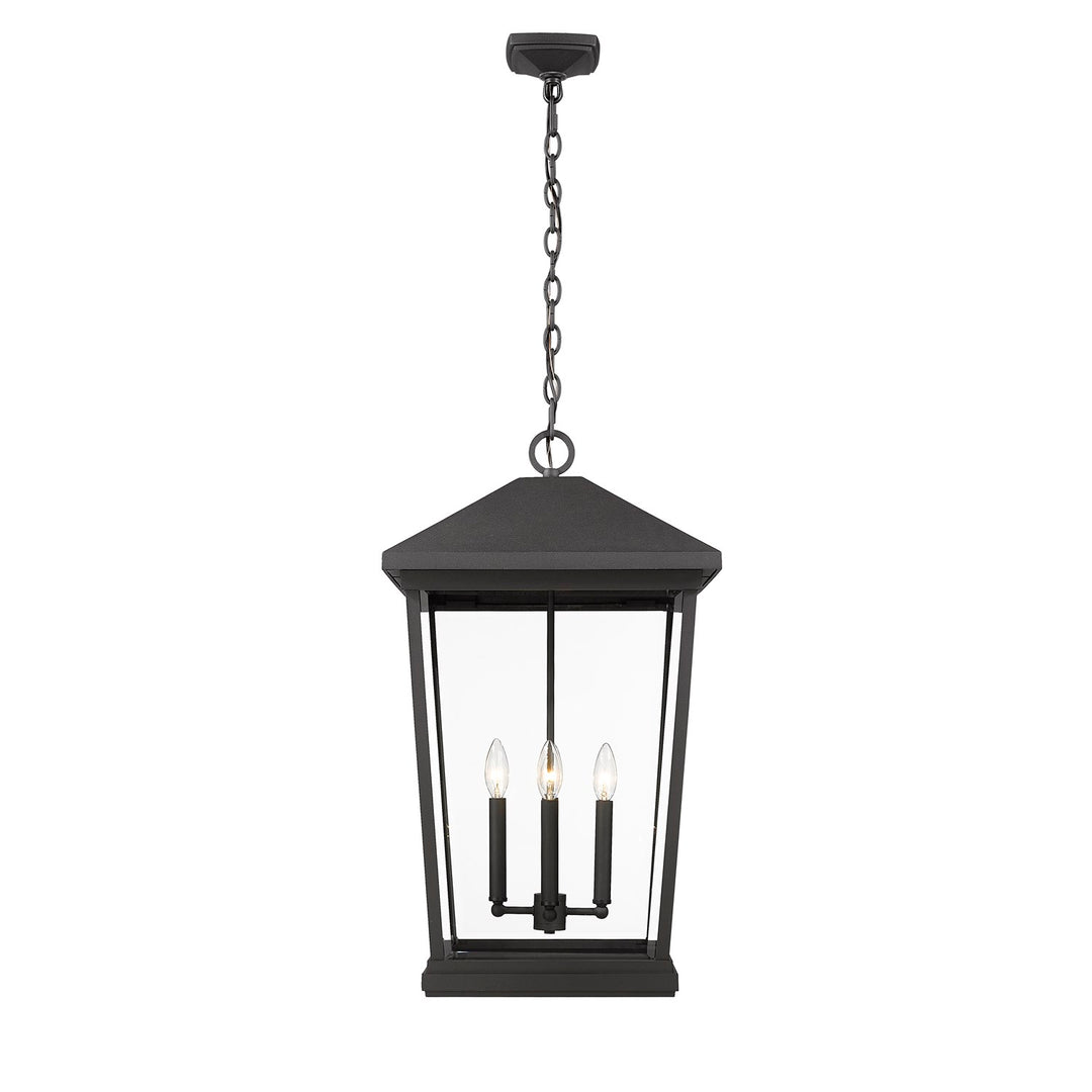 4 Light Outdoor Chain Mount Ceiling Fixture