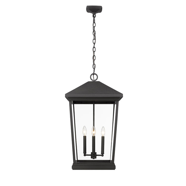 4 Light Outdoor Chain Mount Ceiling Fixture