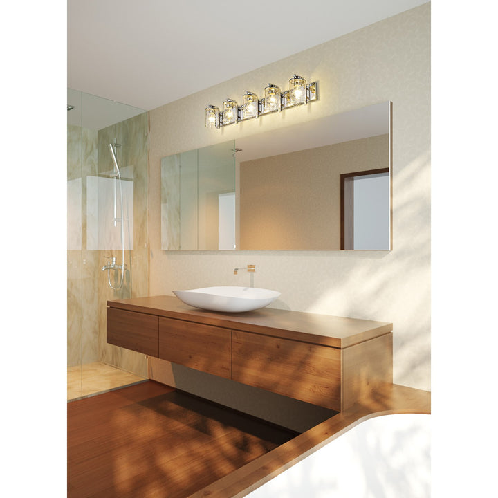 5 Light Vanity