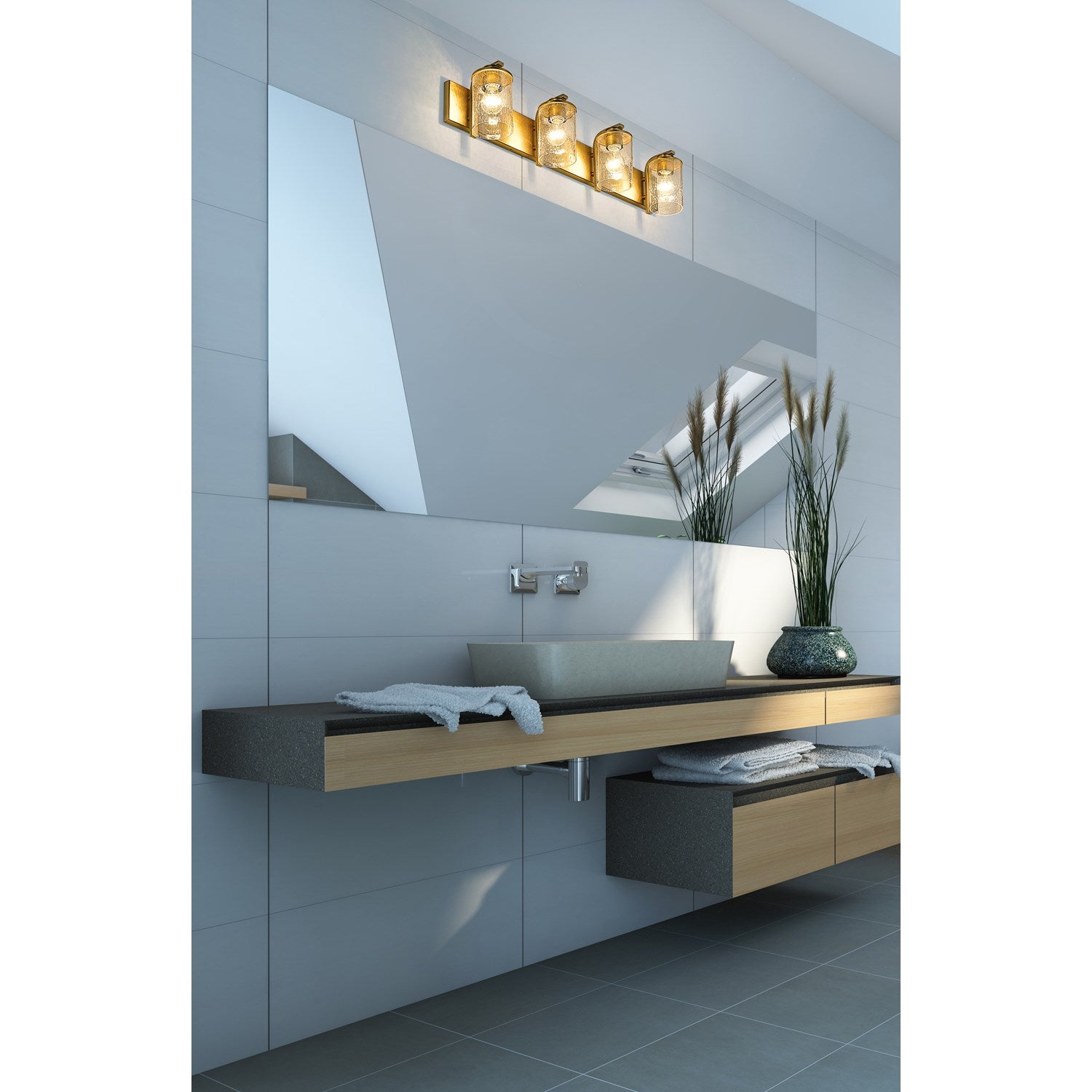 4 Light Vanity