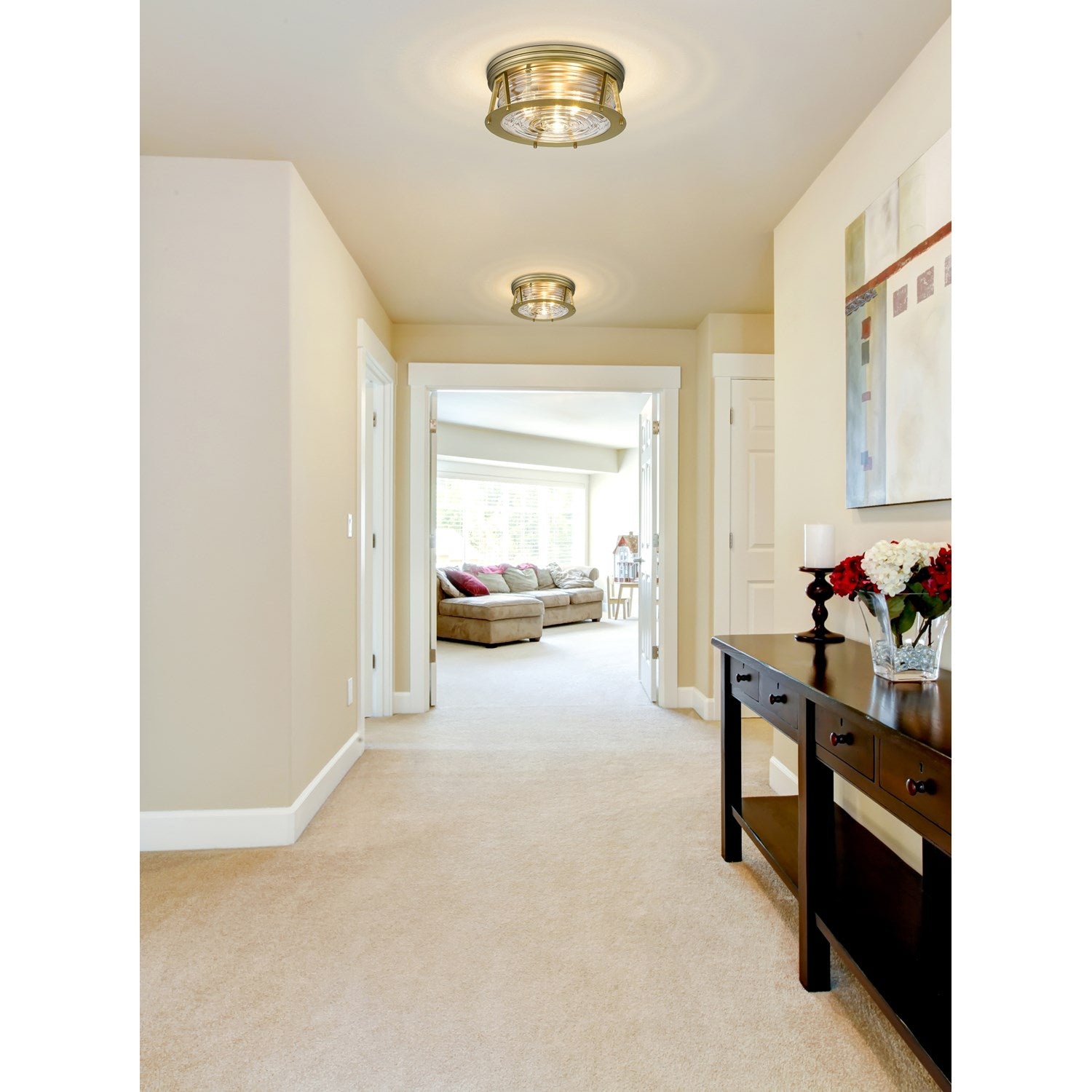 3 Light Flush Mount