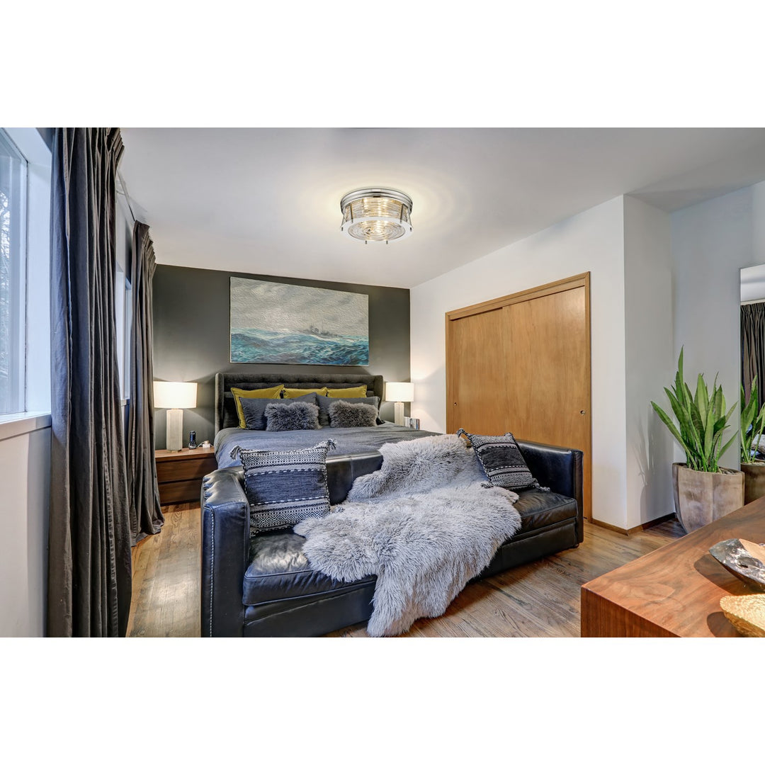 3 Light Flush Mount