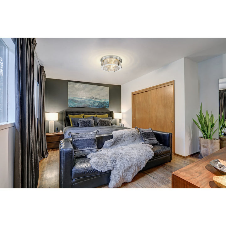 3 Light Flush Mount