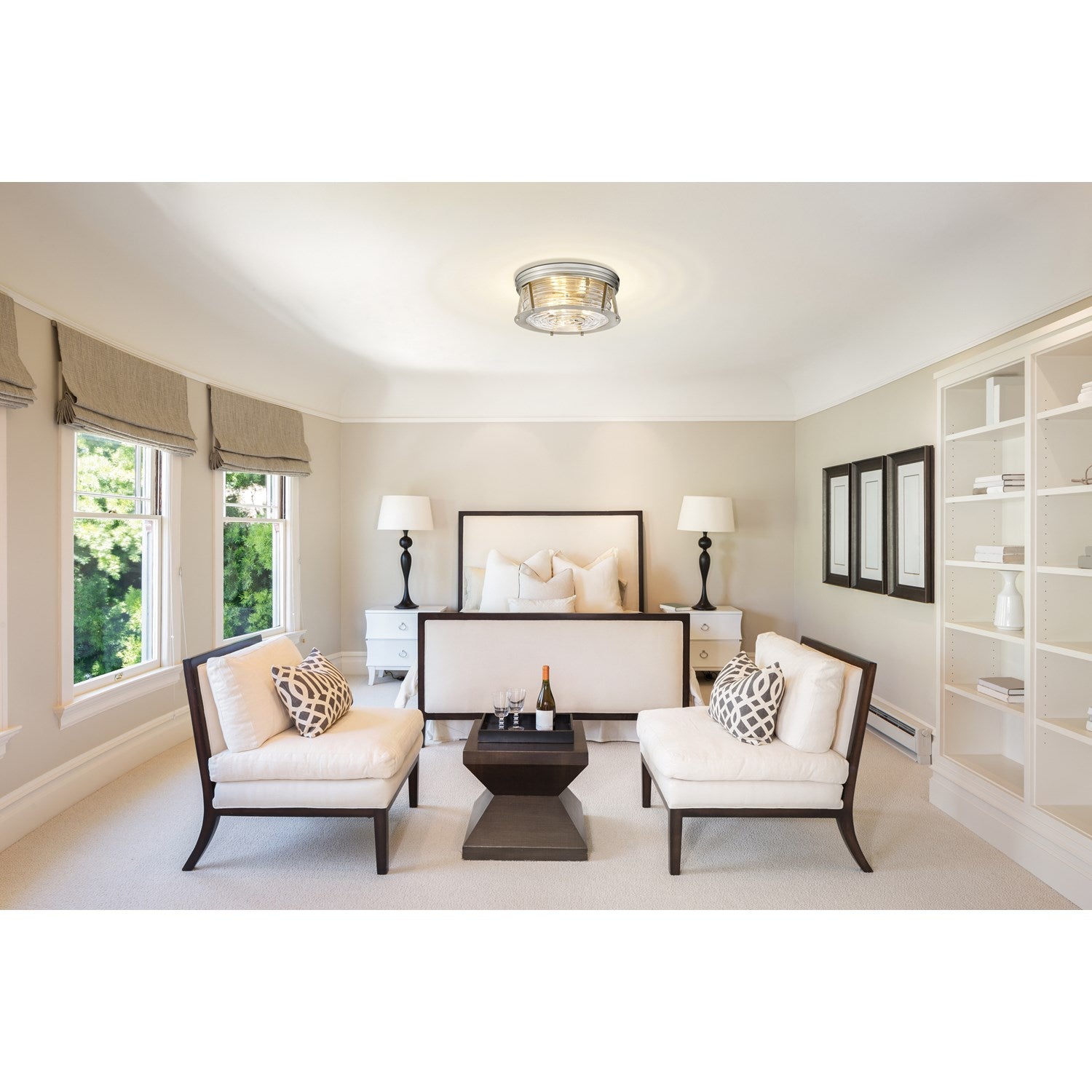 3 Light Flush Mount