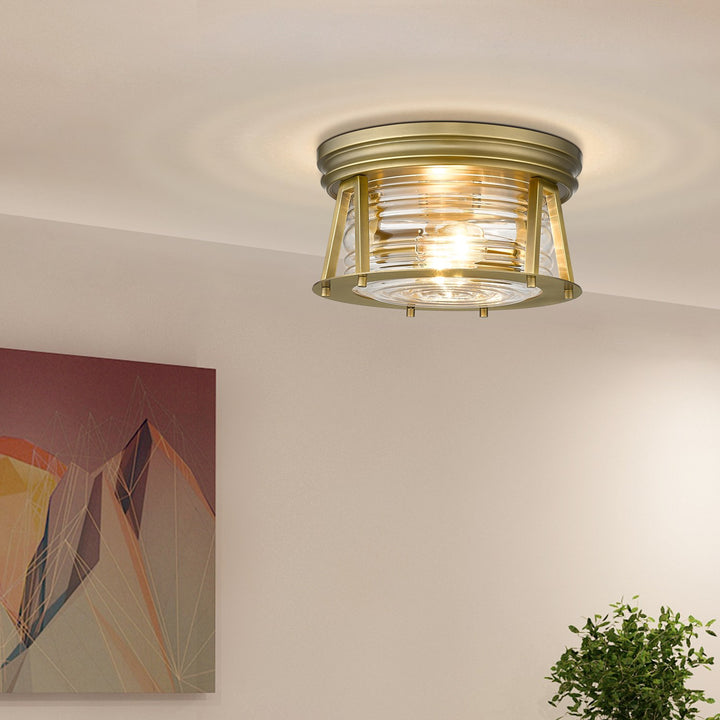 2 Light Flush Mount