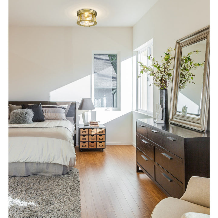 2 Light Flush Mount