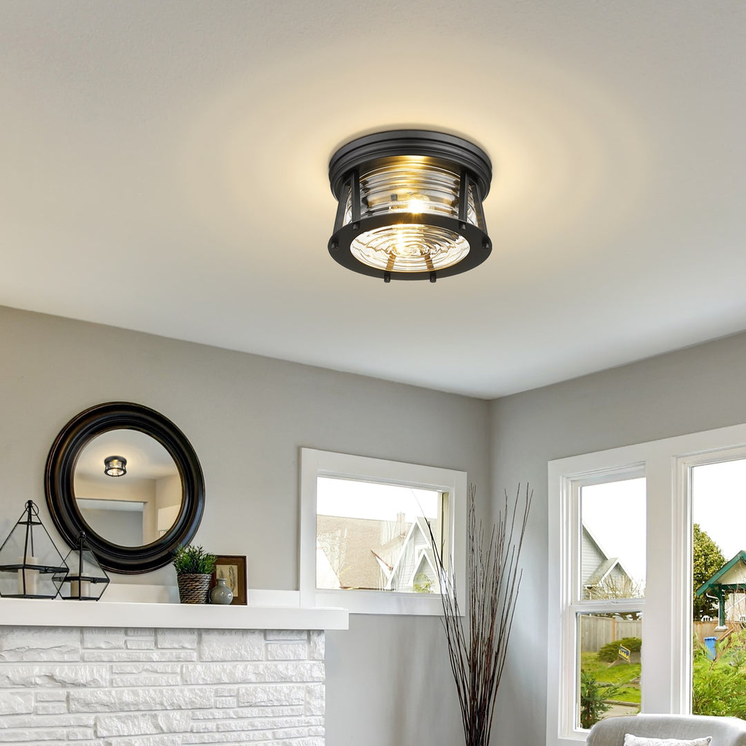 2 Light Flush Mount