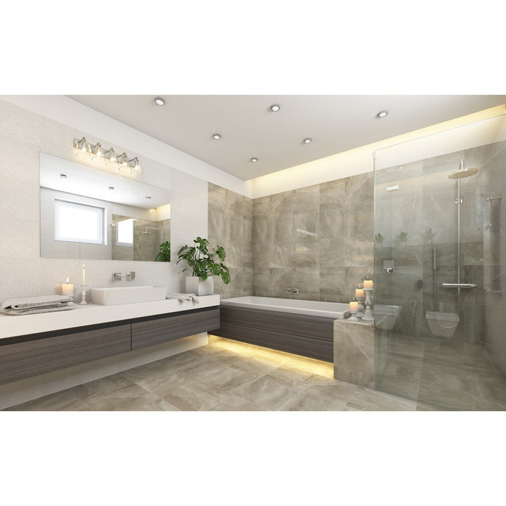 5 Light Vanity