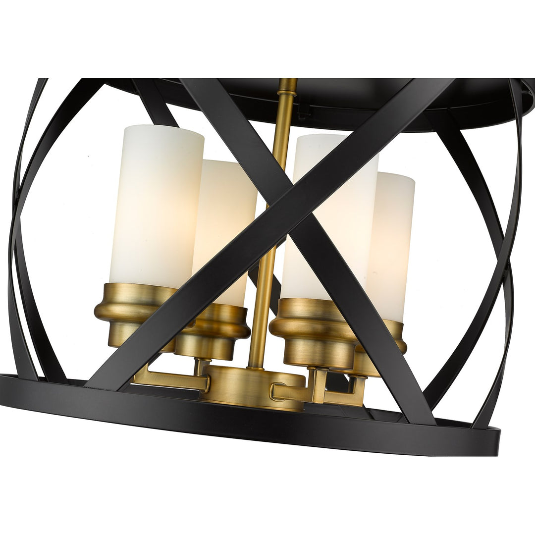 4 Light Flush Mount